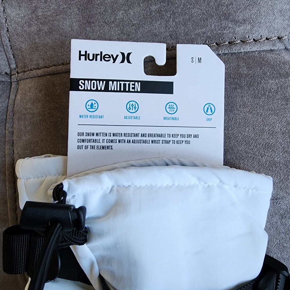 NWT Hurley Women's Bella Snow Mittens Size S/M - Picture 2 of 4